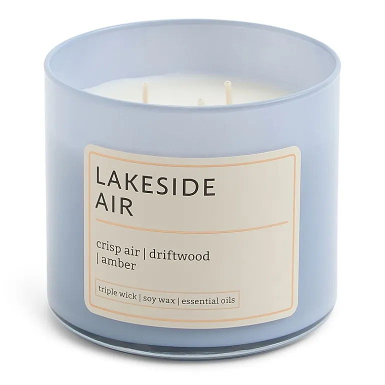 Distant Lands 14oz Lakeside Air 3-Wick Scented Jar Candle