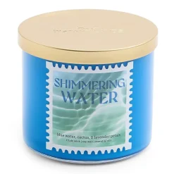 Distant Lands 14oz Shimmering Water 3-Wick Scented Jar Candle