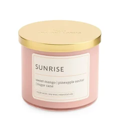 Distant Lands 14oz Sunrise 3-Wick Scented Jar Candle
