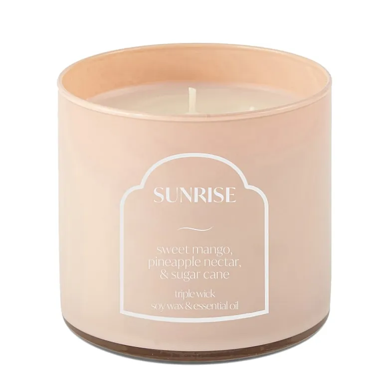 Distant Lands 14oz Sunrise 3-Wick Scented Jar Candle