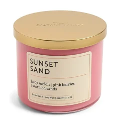 Distant Lands 14oz Sunset Sand 3-Wick Scented Jar Candle