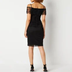 DJ Jaz Sleeveless Embellished Sheath Dress