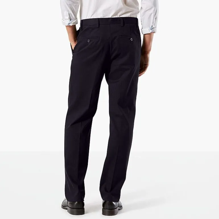 Dockers Easy Khaki With Stretch Mens Comfort Waistband Classic Fit Pleated Pant
