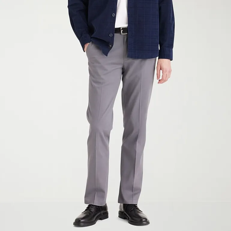 Dockers Easy Khaki With Stretch Mens Straight Fit Flat Front Pant