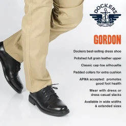 Dockers® Gordon Mens Cap-Toe Oxford Shoes