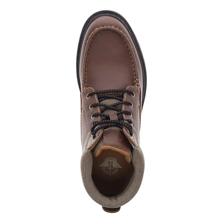 Dockers Mens Rockford Flat Heel Lace Up Boots
