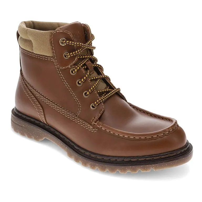Dockers Mens Rockford Flat Heel Lace Up Boots