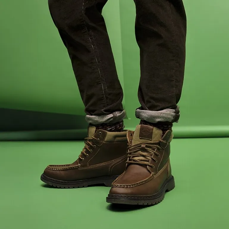 Dockers Mens Rockford Flat Heel Lace Up Boots