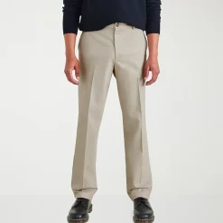 Dockers Signature Iron Free With Stain Defender Mens Comfort Waistband Classic Fit Flat Front Pant