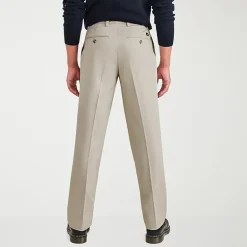 Dockers Signature Iron Free With Stain Defender Mens Comfort Waistband Classic Fit Flat Front Pant