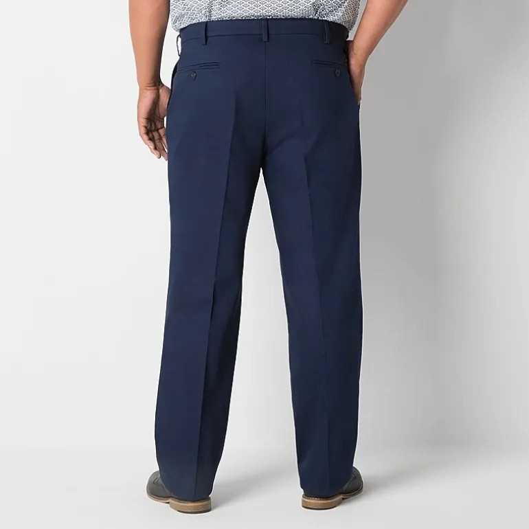 Dockers Signature Iron Free With Stain Defender Mens Comfort Waistband Classic Fit Big and Tall Pleated Pant
