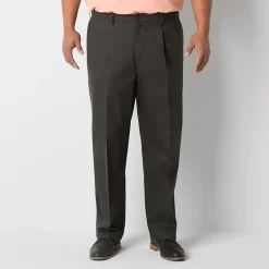 Dockers Signature Iron Free With Stain Defender Mens Comfort Waistband Classic Fit Big and Tall Pleated Pant