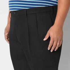 Dockers Signature Iron Free With Stain Defender Mens Comfort Waistband Classic Fit Big and Tall Pleated Pant