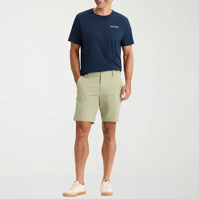 Dockers Ultimate Short With Supreme Flex Mens 9" Stretch Fabric Chino Short