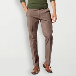 Dockers Workday Khaki With Smart 360 Flex Mens Slim Fit Flat Front Pant