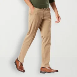 Dockers Workday Khaki With Smart 360 Flex Mens Slim Fit Flat Front Pant