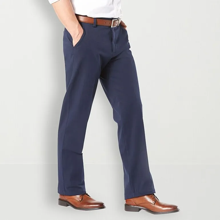 Dockers Workday Khaki With Smart 360 Flex Mens Classic Fit Flat Front Pant