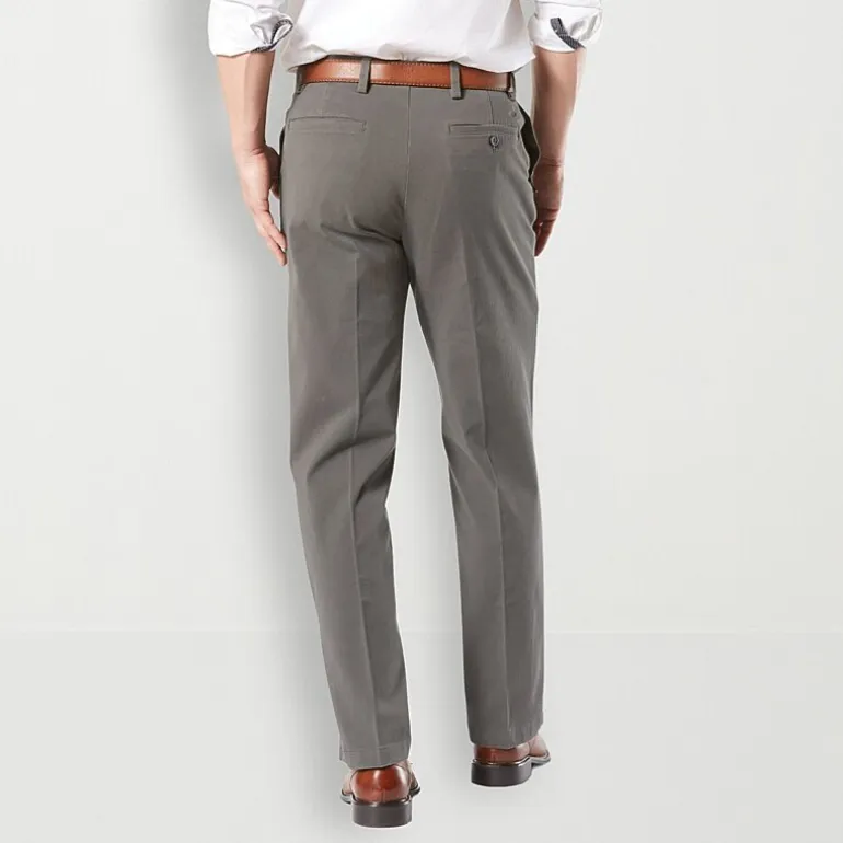 Dockers Workday Khaki With Smart 360 Flex Mens Classic Fit Flat Front Pant
