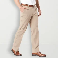 Dockers Workday Khaki With Smart 360 Flex Mens Classic Fit Flat Front Pant