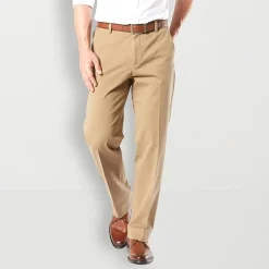 Dockers Workday Khaki With Smart 360 Flex Mens Classic Fit Flat Front Pant