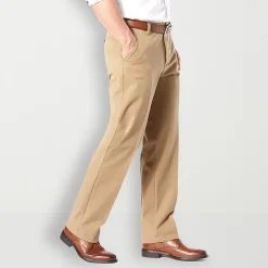 Dockers Workday Khaki With Smart 360 Flex Mens Classic Fit Flat Front Pant