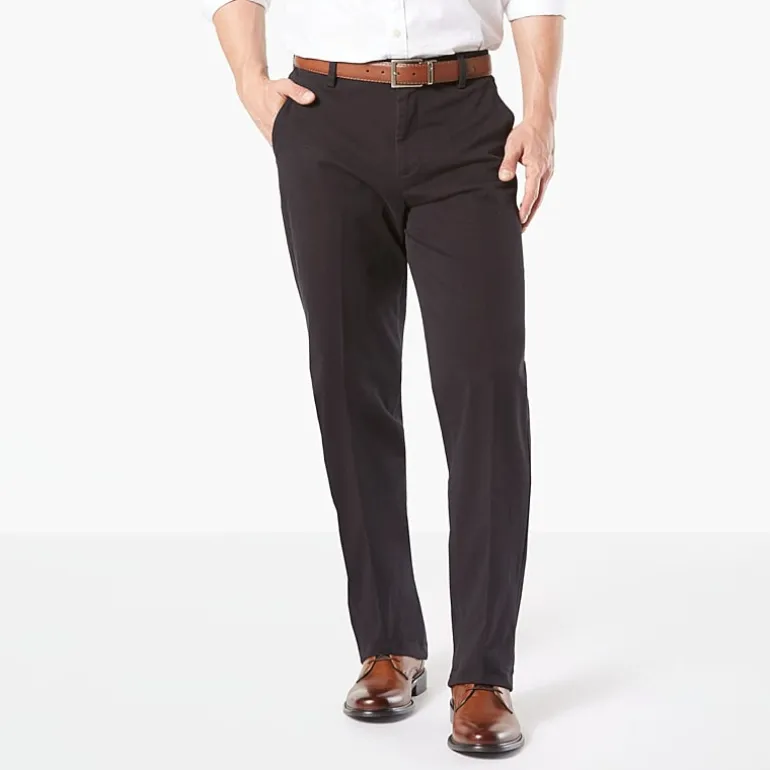 Dockers Workday Khaki With Smart 360 Flex Mens Classic Fit Big and Tall Flat Front Pant