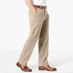 Dockers Workday Khaki With Smart 360 Flex Mens Classic Fit Big and Tall Flat Front Pant