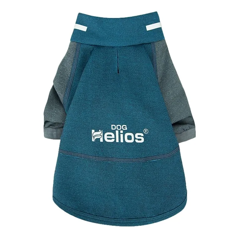 Dog Helios ® 'Eboneflow' Mediumweight 4-Way Stretch Flexible and Breathable Performance Dog Yoga T-Shirt