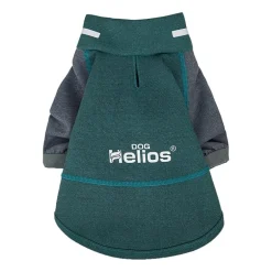 Dog Helios ® 'Eboneflow' Mediumweight 4-Way Stretch Flexible and Breathable Performance Dog Yoga T-Shirt