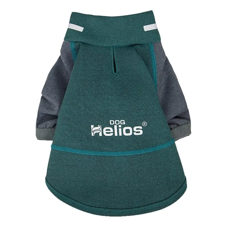 Dog Helios ® 'Eboneflow' Mediumweight 4-Way Stretch Flexible and Breathable Performance Dog Yoga T-Shirt