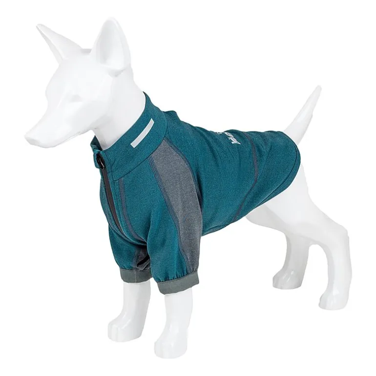 Dog Helios ® 'Eboneflow' Mediumweight 4-Way Stretch Flexible and Breathable Performance Dog Yoga T-Shirt