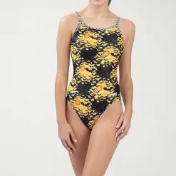 Dolfin Womens Juniors Plus Full Coverage One Piece Swimsuit