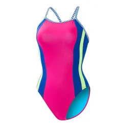 Dolfin Womens Juniors Plus Moderate Coverage One Piece Swimsuit