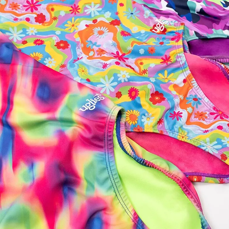 Dolfin Womens Tie Dye Juniors Plus Moderate Coverage One Piece Swimsuit
