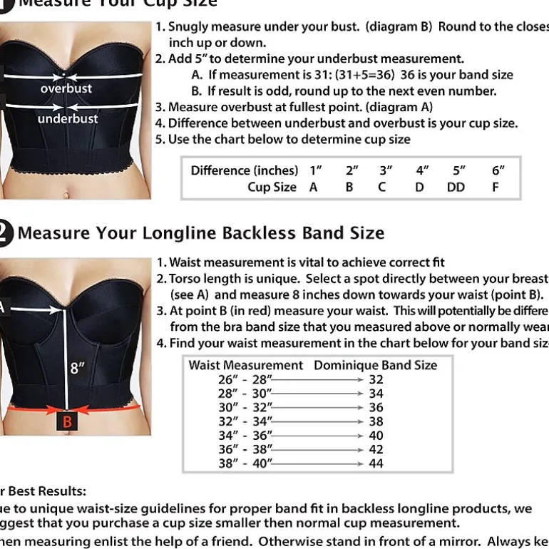 Dominique Brie Backless Strapless Bra- 6380