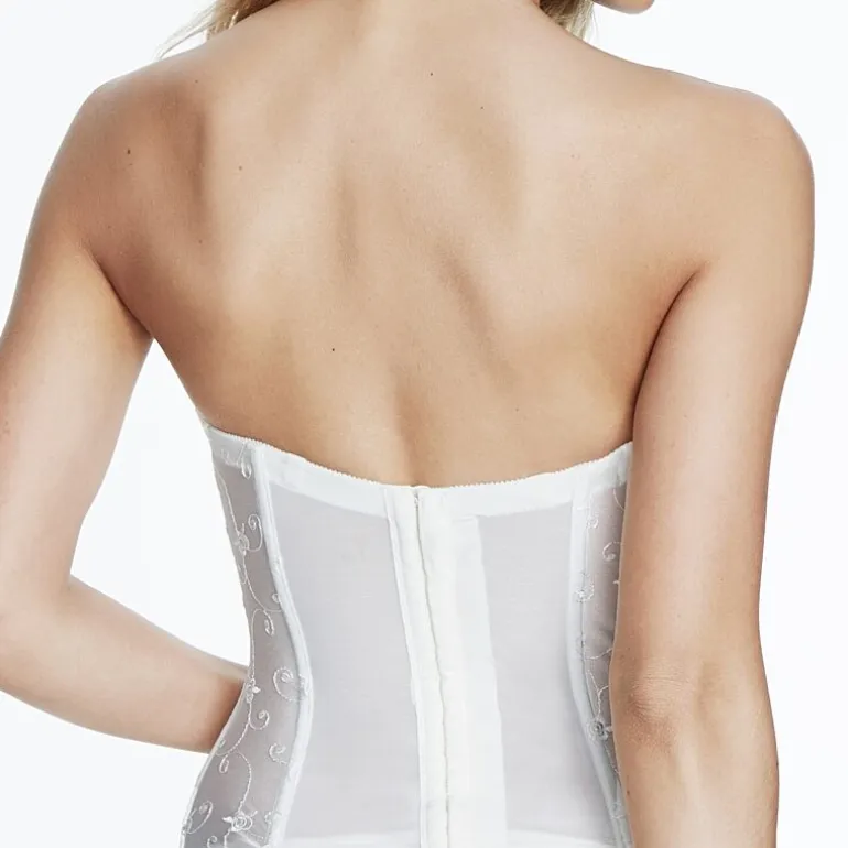 Dominique Lace Corset Bridal Bustier Bra-8900