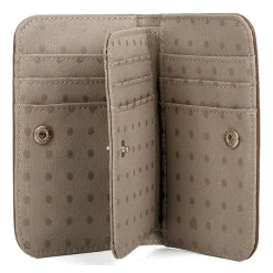Dopp Snap Card Case Womens Rfid Blocking Wallet