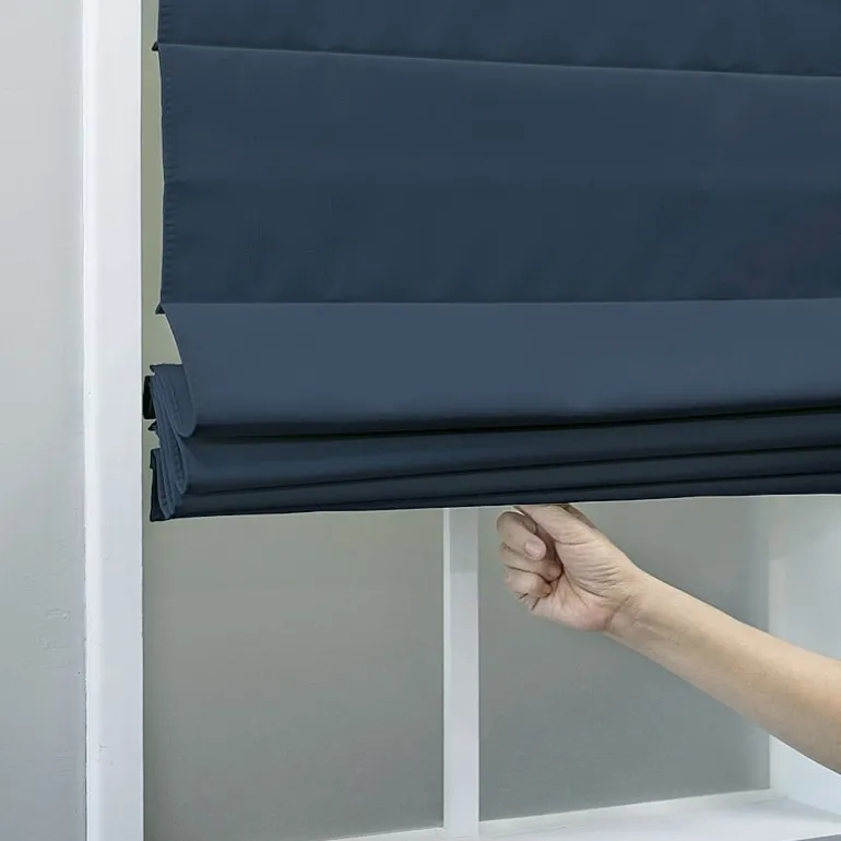 Dover Cordless Room Darkening Roman Shade