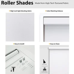 Dover Easy Rise Energy Saving Cordless Blackout Roller Shade