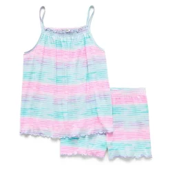 Dream Big Peace Out Little & Big Kid Girls Sleeveless 2-pc. Pajama Set