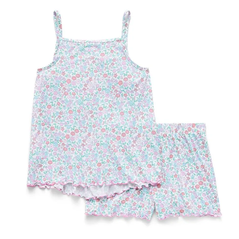 Dream Big Peace Out Little & Big Kid Girls Sleeveless 2-pc. Pajama Set