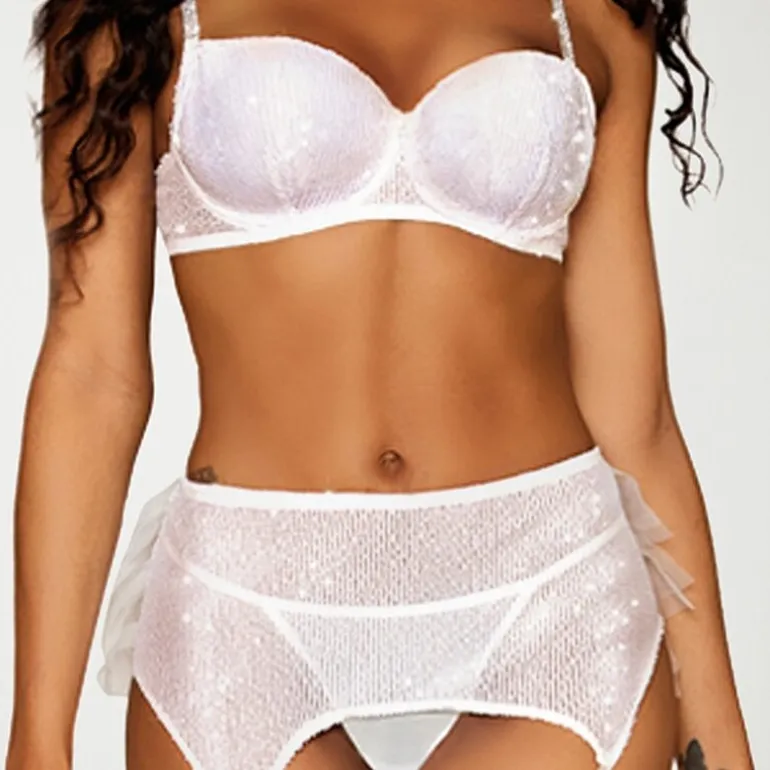 Dream Girl Rhinestone G-String Set- 13261