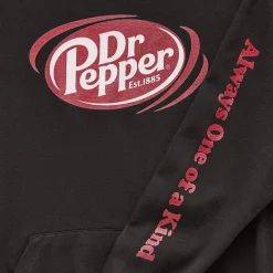 Dr Pepper Womens Juniors Long Sleeve Fleece Hoodie