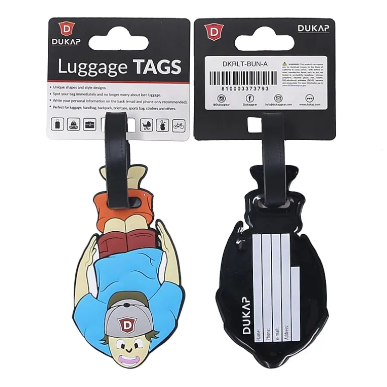 Dukap Accessories 2-pc. Luggage Tag
