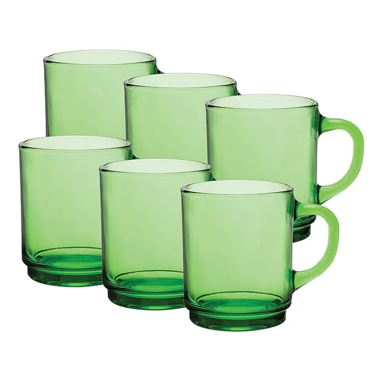 Duralex Versailles 6-pc. 8oz. Coffee Mug Set