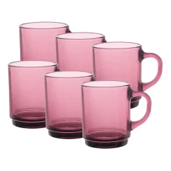 Duralex Versailles 6-pc. 8oz. Coffee Mug Set