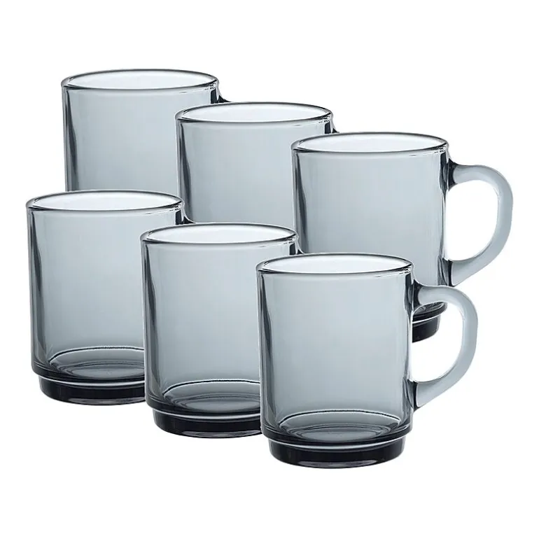 Duralex Versailles 6-pc. 8oz. Coffee Mug Set