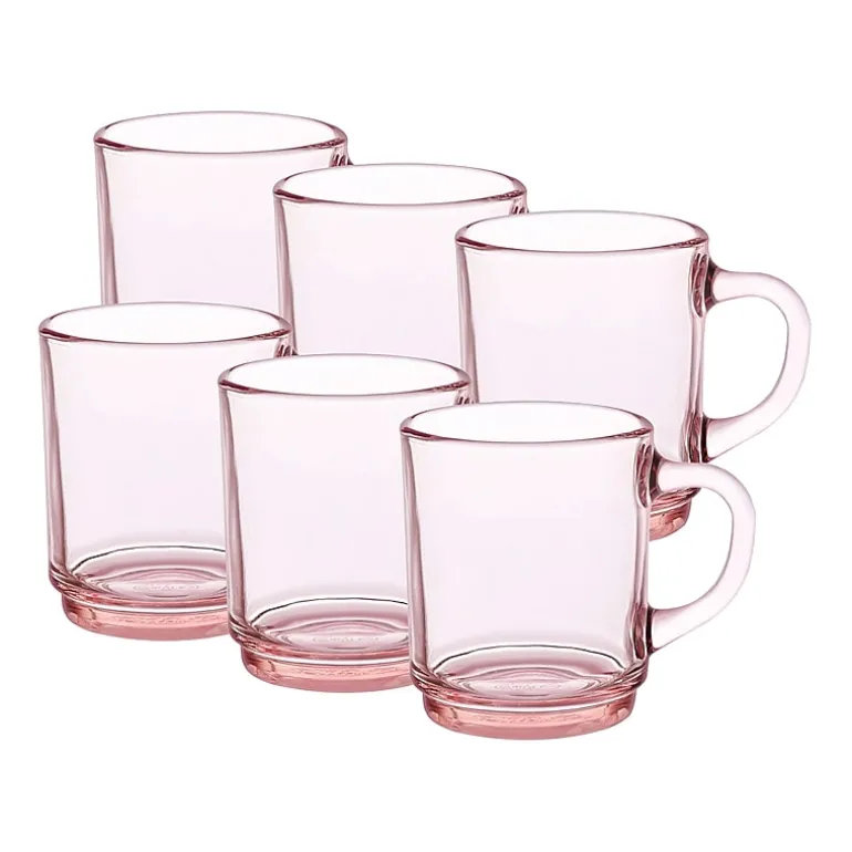 Duralex Versailles 6-pc. 8oz. Coffee Mug Set
