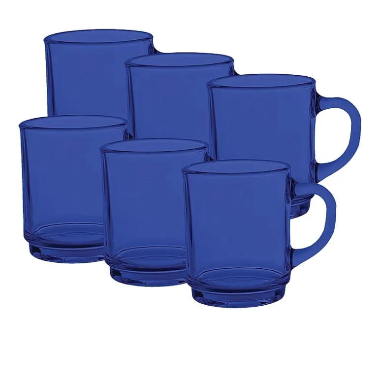 Duralex Versailles 6-pc. 8oz. Coffee Mug Set