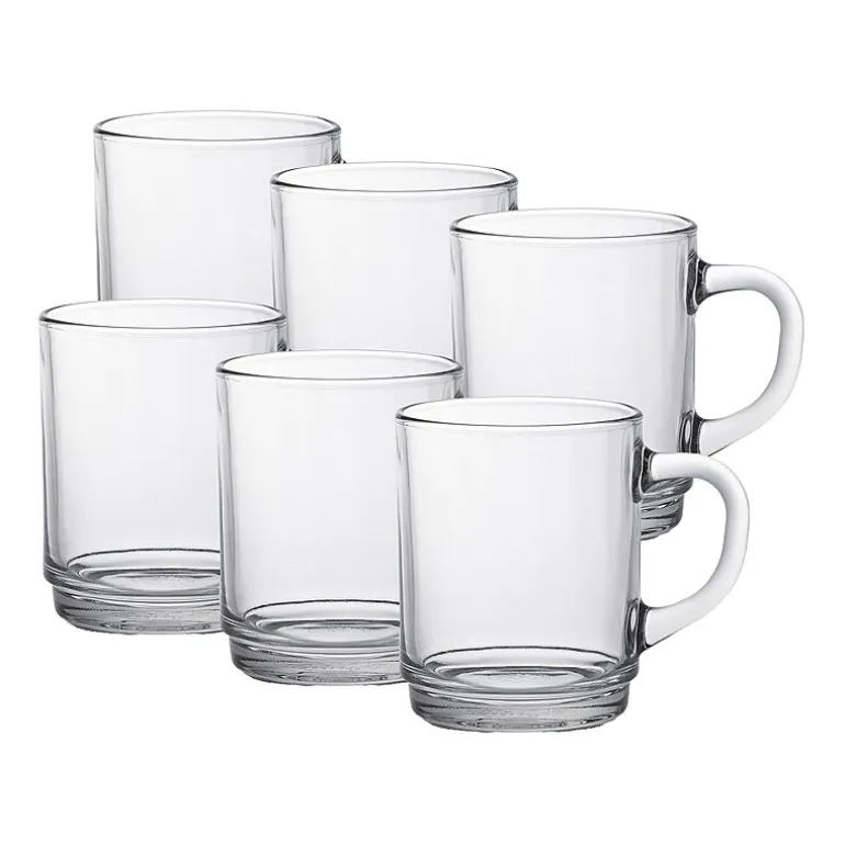 Duralex Versailles 6-pc. 8oz. Coffee Mug Set